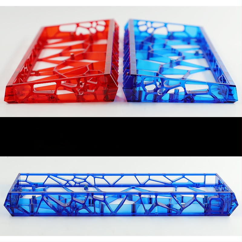 Jiadalong prozirno kućište tipkovnice, komplet s ekološkim PCB unutarnjim slojem za mehaničke tipkovnice