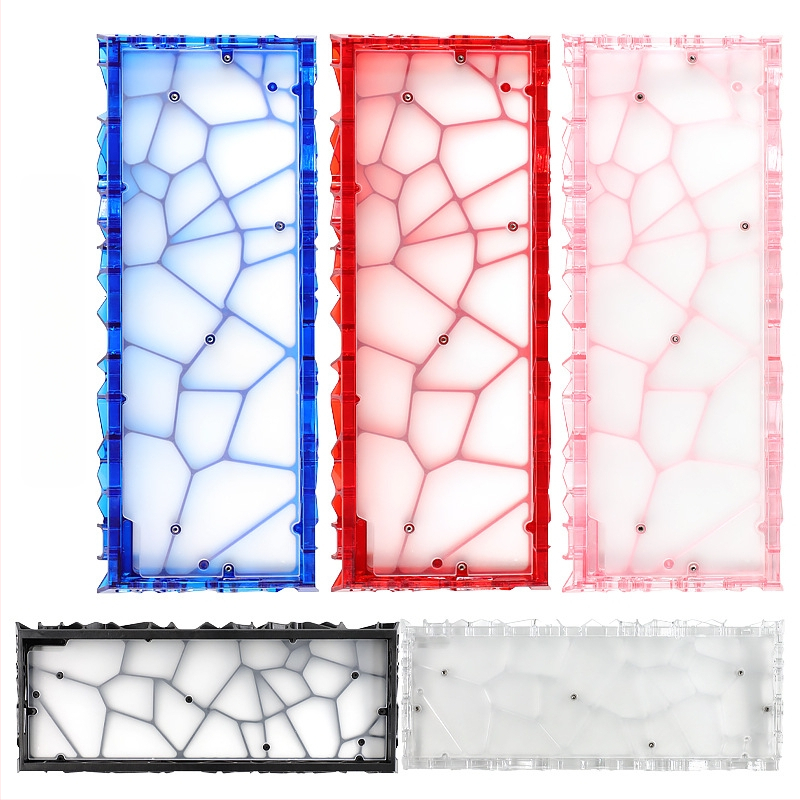 Jiadalong prozirno kućište tipkovnice, komplet s ekološkim PCB unutarnjim slojem za mehaničke tipkovnice