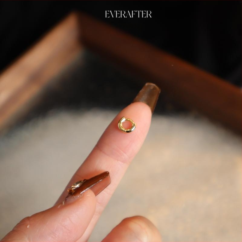 Ушна костна халка Jennie стил, супер мини, гладка повърхност, прост пръстен (Материал: Друго; Стил: Ниша; Година/Сезон: Друго)