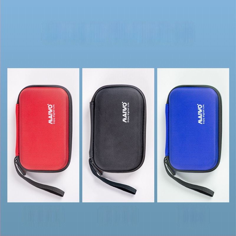 MAIWO KT02 PU dėklas kietajam diskui – nešiojama apsaugos dėžutė, OEM apdorojimas, įtrauktas 1 mobiliojo kietojo disko saugojimo paketas