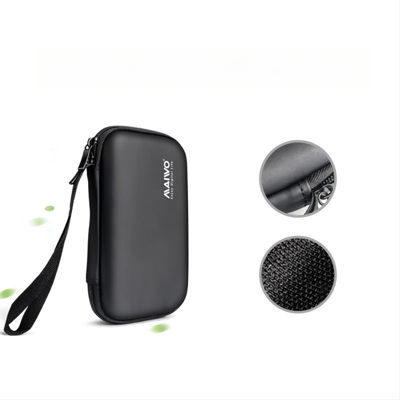 MAIWO KT02 PU dėklas kietajam diskui – nešiojama apsaugos dėžutė, OEM apdorojimas, įtrauktas 1 mobiliojo kietojo disko saugojimo paketas