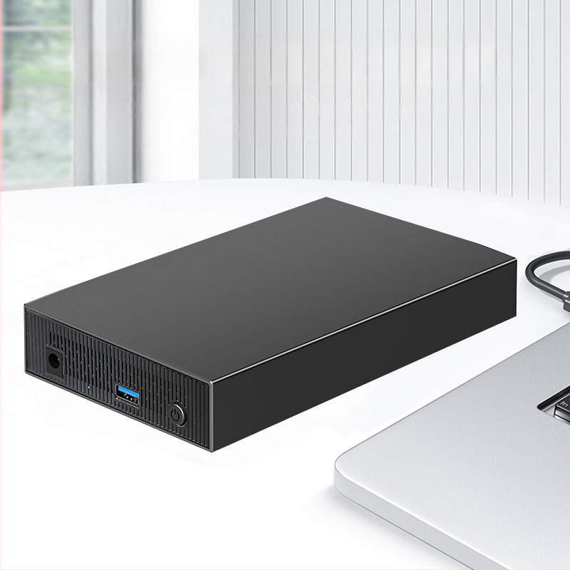 SATA kietojo disko korpusas, aliuminio lydinys, stalinis išorinis USB 3.0/Type-C, iki 18 TB, modelis ZZUC-111