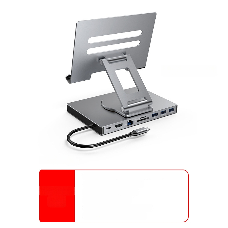 Lan Shuo USB-C docking stanica od aluminijskog legura, HDMI 2.0 i Gigabit Ethernet, 5Gbps