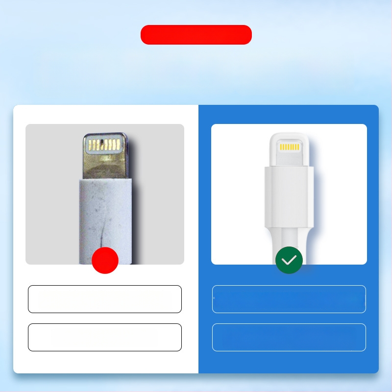 Силиконова защита за кабел за данни – Всичко включено, модел 413; съвместима с кабели на Apple, Huawei, Xiaomi и Vivo; защита срещу счупване и износ на метал.