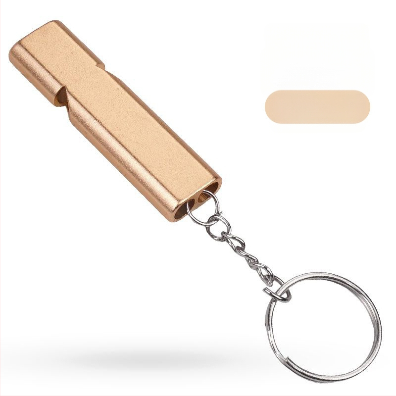 Friendly Išgyvenimo švilpukas — septynis į vieną, daugiafunkcinis švilpukas su aukšto dažnio impulsais ir kompasu