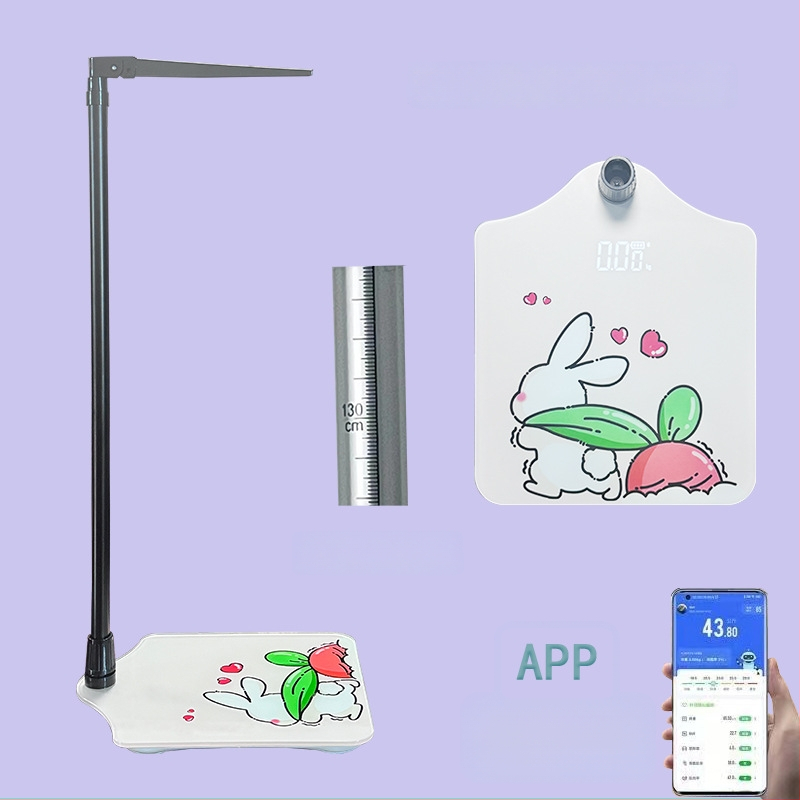 Cântar electronic pentru greutate cu detecție de grăsime și umiditate, calcul calorii, Bluetooth