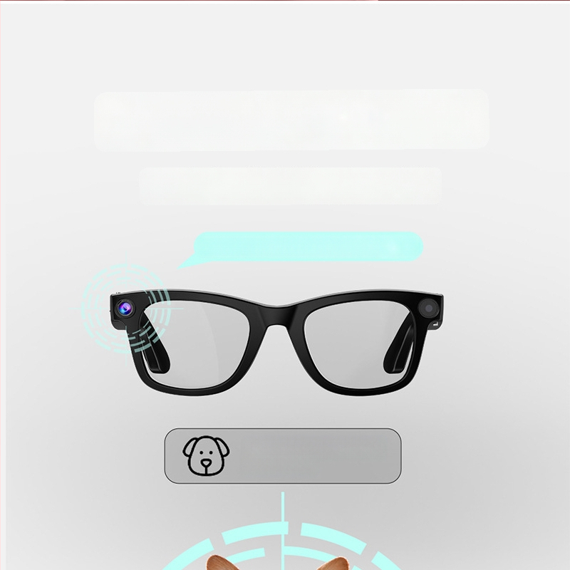 Ochelari inteligenți G300 cu cameră 8MP, 32GB stocare, 4GB RAM, baterie 220mAh, greutate 46g, montare pe cap, traducere AI și asistent vocal