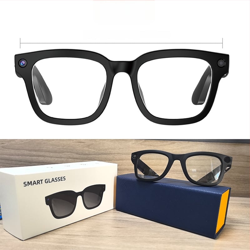 Ochelari inteligenți G300 cu cameră 8MP, 32GB stocare, 4GB RAM, baterie 220mAh, greutate 46g, montare pe cap, traducere AI și asistent vocal