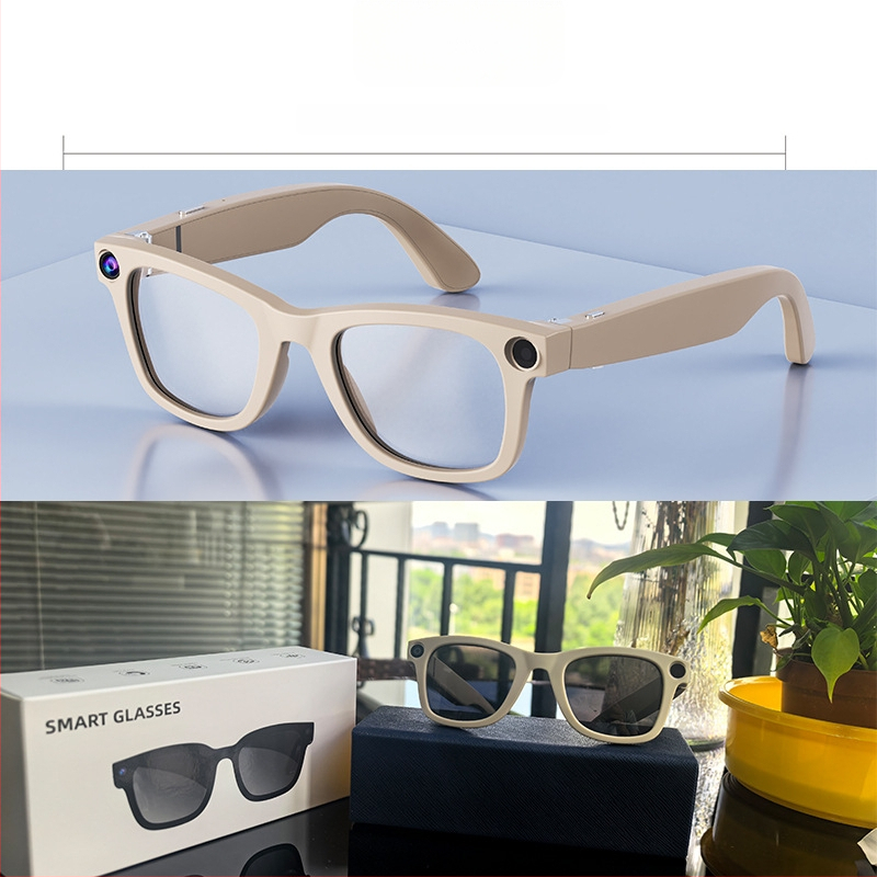 Ochelari inteligenți G300 cu cameră 8MP, 32GB stocare, 4GB RAM, baterie 220mAh, greutate 46g, montare pe cap, traducere AI și asistent vocal