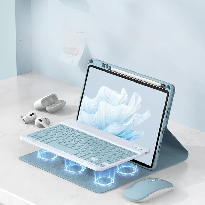 Kućište za tablet s podsvijetljenom Bluetooth tipkovnicom i pretincem za olovku, kompatibilno s Huawei MatePad SE11/11.5S, težina 0.75 kg, dužina napojnog kabela 0.3 m