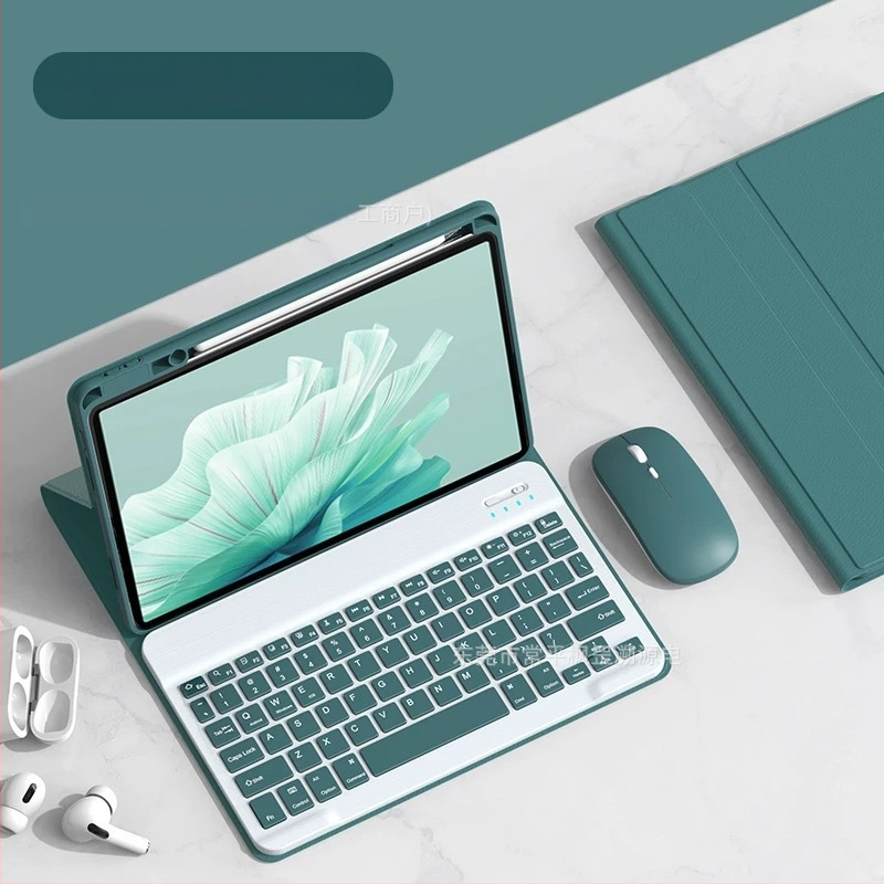 Kućište za tablet s podsvijetljenom Bluetooth tipkovnicom i pretincem za olovku, kompatibilno s Huawei MatePad SE11/11.5S, težina 0.75 kg, dužina napojnog kabela 0.3 m