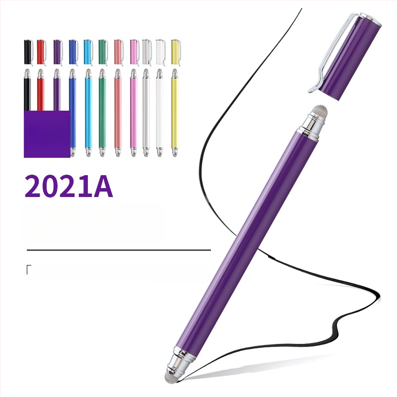 Tawecol metallist kapacitatiivne stilus juhtiva riide diskiga – Android ja iOS ühilduv universaalne puutetundlik pliiats mobiiltelefonidele ja tahvelarvutitele