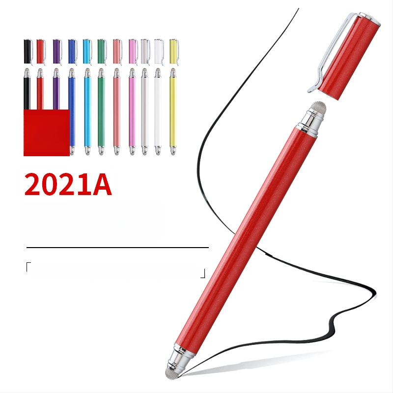 Tawecol metallist kapacitatiivne stilus juhtiva riide diskiga – Android ja iOS ühilduv universaalne puutetundlik pliiats mobiiltelefonidele ja tahvelarvutitele