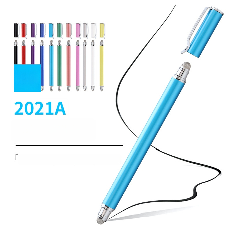 Tawecol metallist kapacitatiivne stilus juhtiva riide diskiga – Android ja iOS ühilduv universaalne puutetundlik pliiats mobiiltelefonidele ja tahvelarvutitele