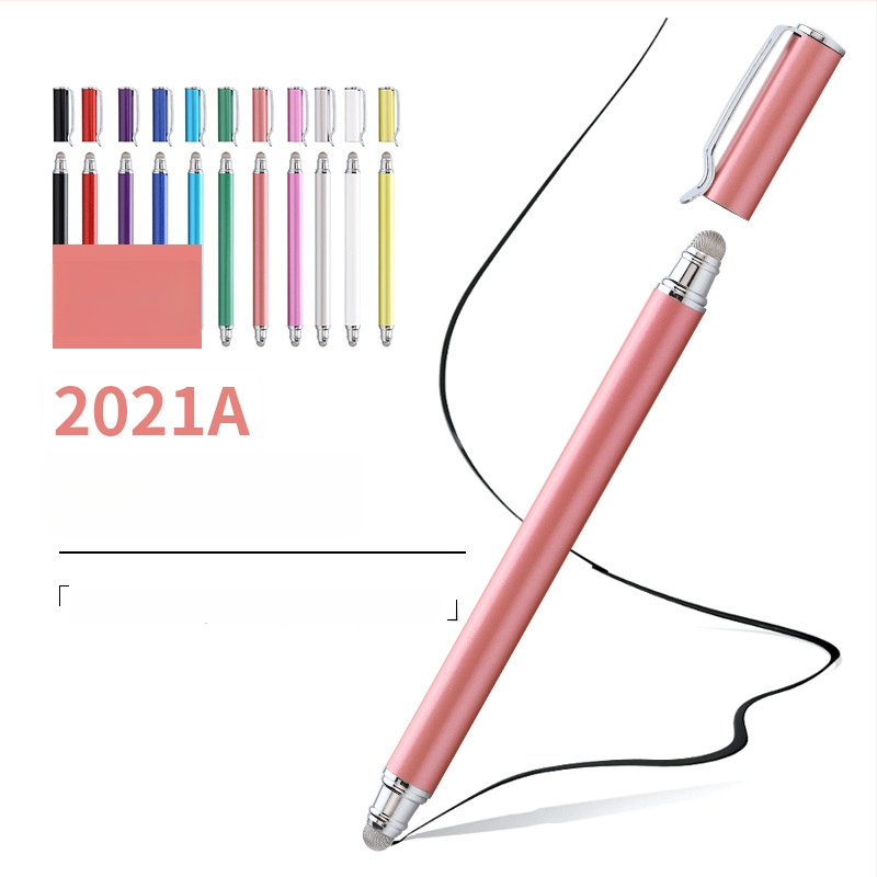 Tawecol metallist kapacitatiivne stilus juhtiva riide diskiga – Android ja iOS ühilduv universaalne puutetundlik pliiats mobiiltelefonidele ja tahvelarvutitele