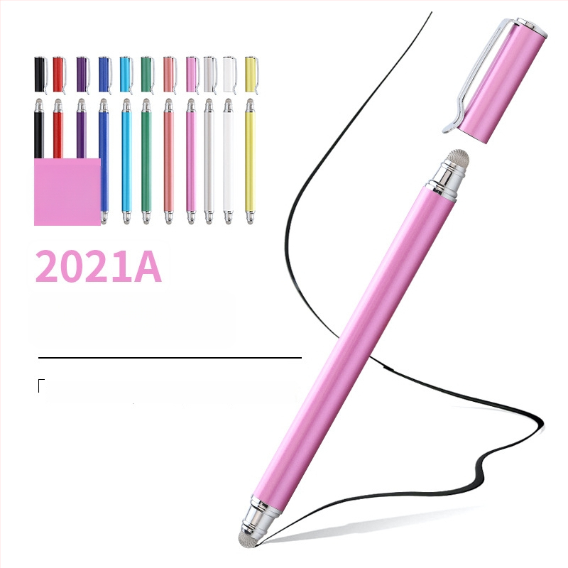 Tawecol metallist kapacitatiivne stilus juhtiva riide diskiga – Android ja iOS ühilduv universaalne puutetundlik pliiats mobiiltelefonidele ja tahvelarvutitele