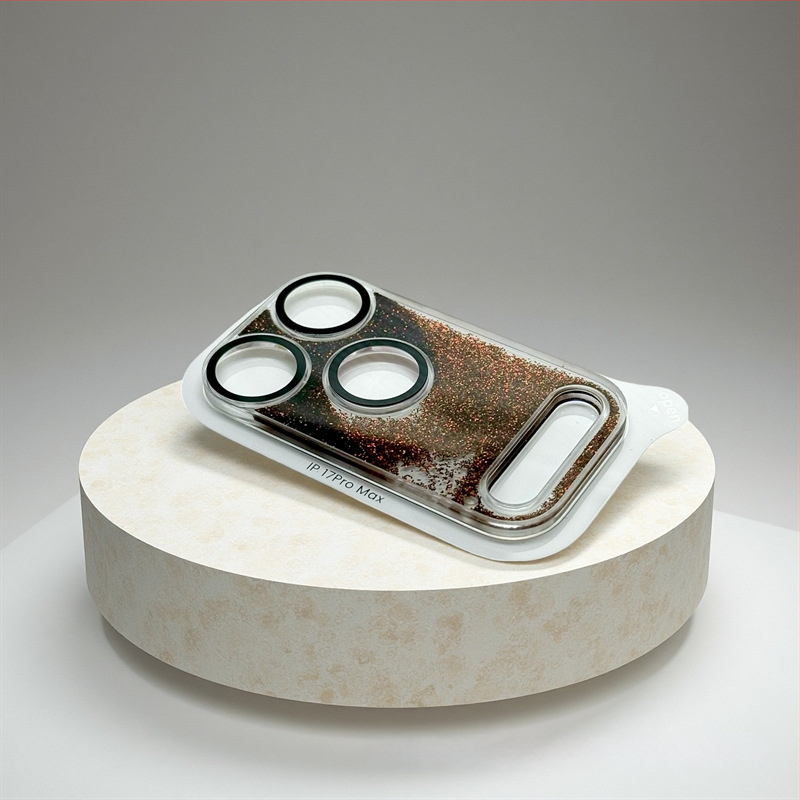 IPhone 17 Pro/Max kameru aizsargājošs films – stikla aizmugurējā filma, 3D QuickSand objektīvs, HD, pret skrāpējumiem, anti-reflektīvs, anti-pirkstu nospiedumi, pilna ekrāna aizsardzība