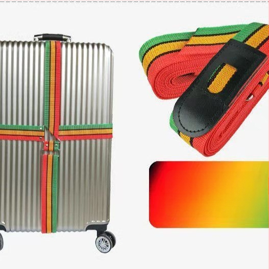 Ζώνη στήριξης αποσκευών από PU, παχύτερη, ρυθμιζόμενη, διασταυρούμενη ενίσχυση