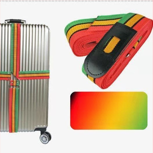 Ζώνη στήριξης αποσκευών από PU, παχύτερη, ρυθμιζόμενη, διασταυρούμενη ενίσχυση