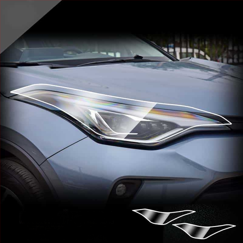 Automašīnas priekšējā luktura plēves uzlikšana Toyota Camry, Highlander, RAV4, CHR, Land Cruiser | Hidrogeliska filma | Zīmols: QiuYiming