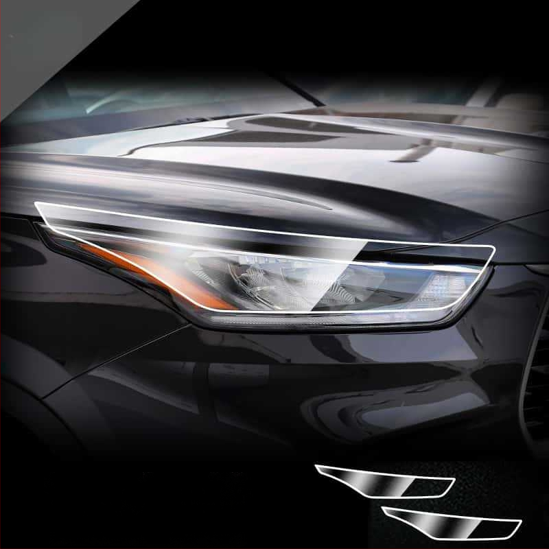 Automašīnas priekšējā luktura plēves uzlikšana Toyota Camry, Highlander, RAV4, CHR, Land Cruiser | Hidrogeliska filma | Zīmols: QiuYiming