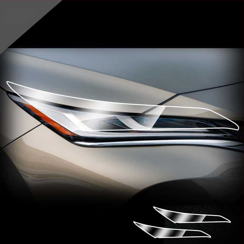 Automašīnas priekšējā luktura plēves uzlikšana Toyota Camry, Highlander, RAV4, CHR, Land Cruiser | Hidrogeliska filma | Zīmols: QiuYiming