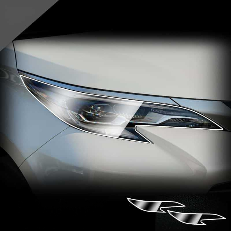 Automašīnas priekšējā luktura plēves uzlikšana Toyota Camry, Highlander, RAV4, CHR, Land Cruiser | Hidrogeliska filma | Zīmols: QiuYiming