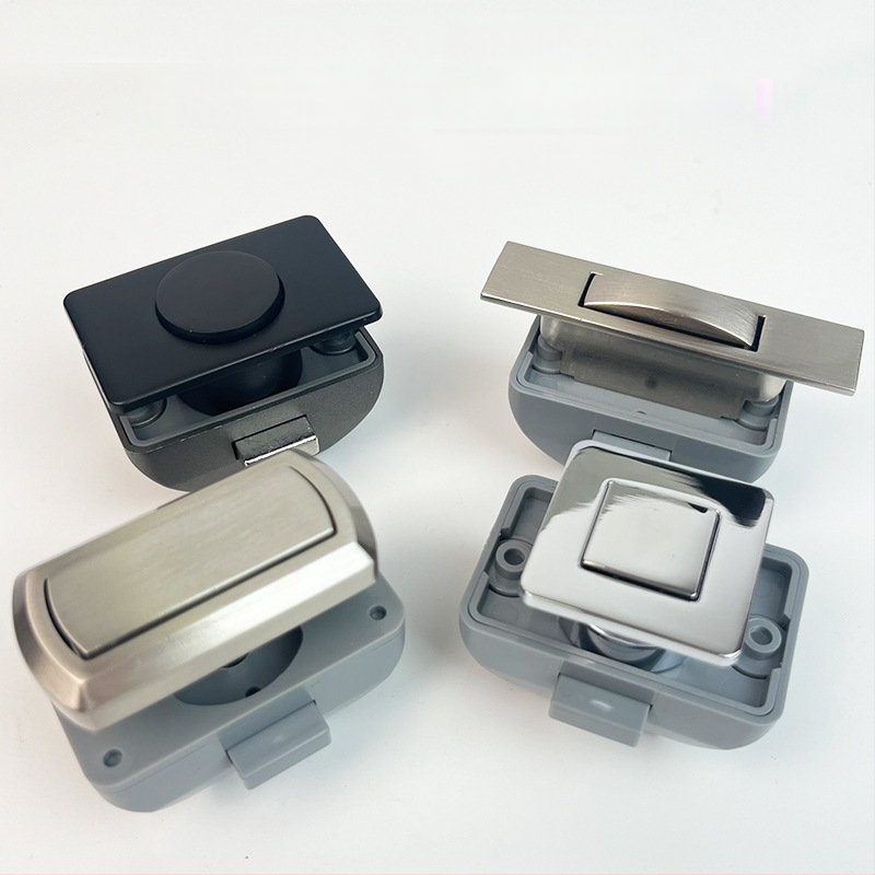 Nauja serija: RV mygtukinė spyna baldams ir jahtos sieniniams spintelėms — cinko lydinys, be rankenos, užrakto cilindras