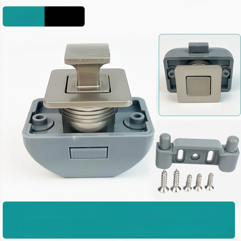 Nauja serija: RV mygtukinė spyna baldams ir jahtos sieniniams spintelėms — cinko lydinys, be rankenos, užrakto cilindras