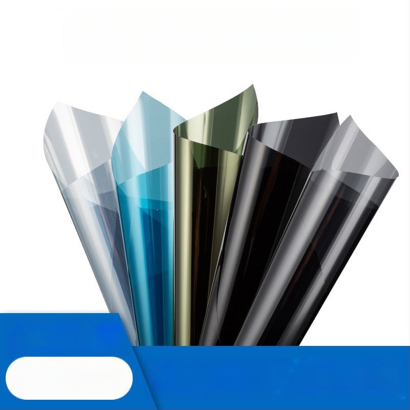 Transportlīdzekļa siltumizolācijas plēve - PET, gaismas caurlaidība 5-80%, siltuma izolācija 60%, UV aizsardzība 99%