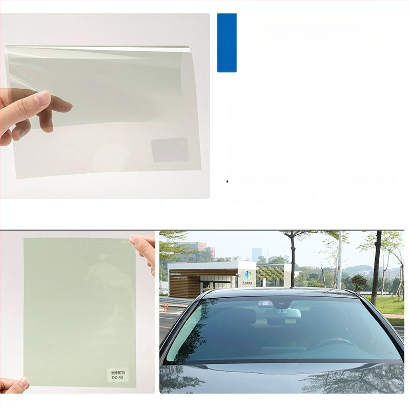 Transportlīdzekļa siltumizolācijas plēve - PET, gaismas caurlaidība 5-80%, siltuma izolācija 60%, UV aizsardzība 99%