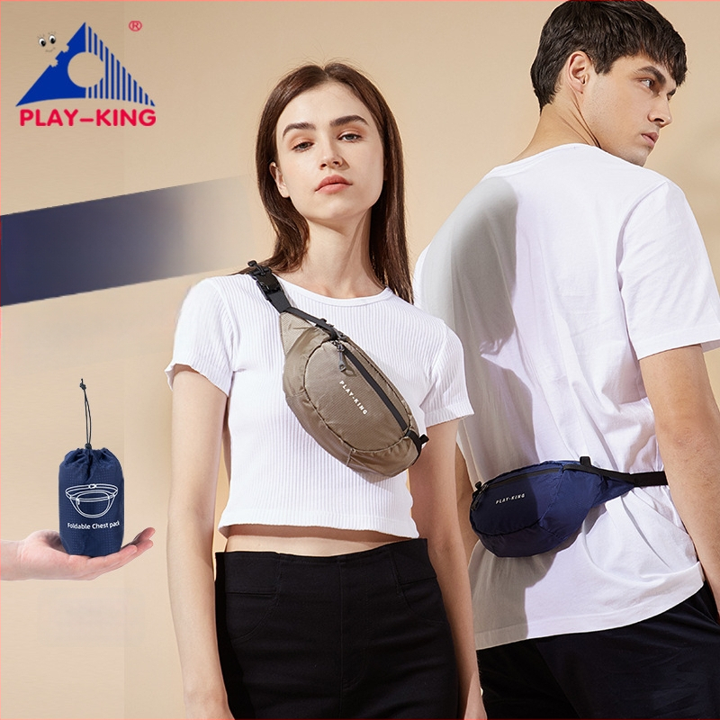 Unisex nylon sport deréktáska – lélegző, vízálló, ultrakönnyű, anti-lopás funkcióval, kültéri sportokra