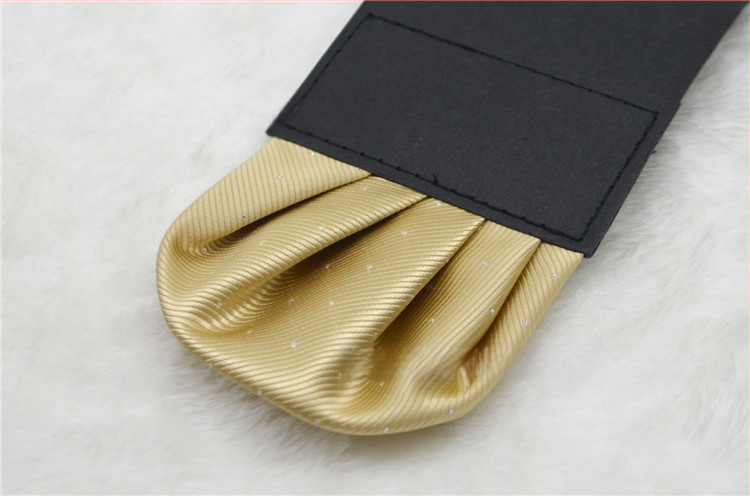 Batistă de buzunar pentru costum, ținută de seară, fibră de poliester, jacquard, model monocrom