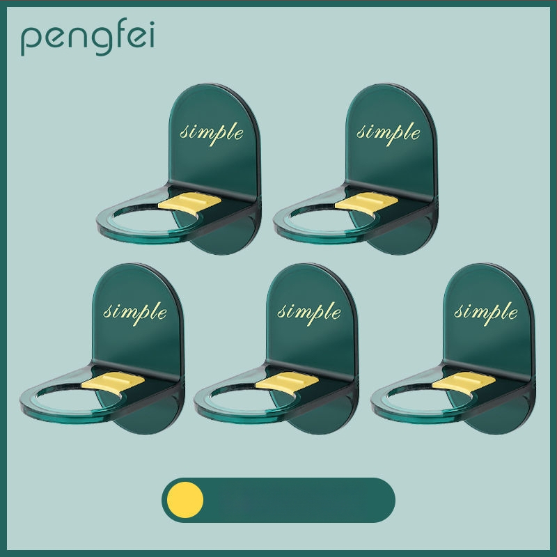 Raft de baie montat pe perete cu cârlige, montaj adeziv fără găuri, din plastic, până la 1 kg, 1 nivel