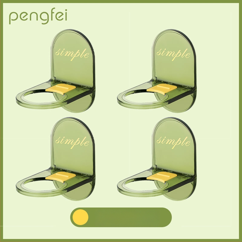 Raft de baie montat pe perete cu cârlige, montaj adeziv fără găuri, din plastic, până la 1 kg, 1 nivel