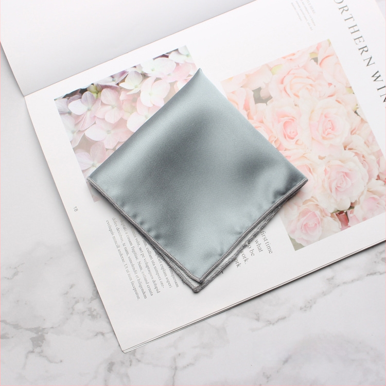 Batistă de buzunar pentru bărbați, fir poliester, jacquard, model monocrom, stil lejer