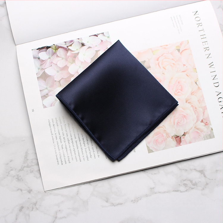 Batistă de buzunar pentru bărbați, fir poliester, jacquard, model monocrom, stil lejer