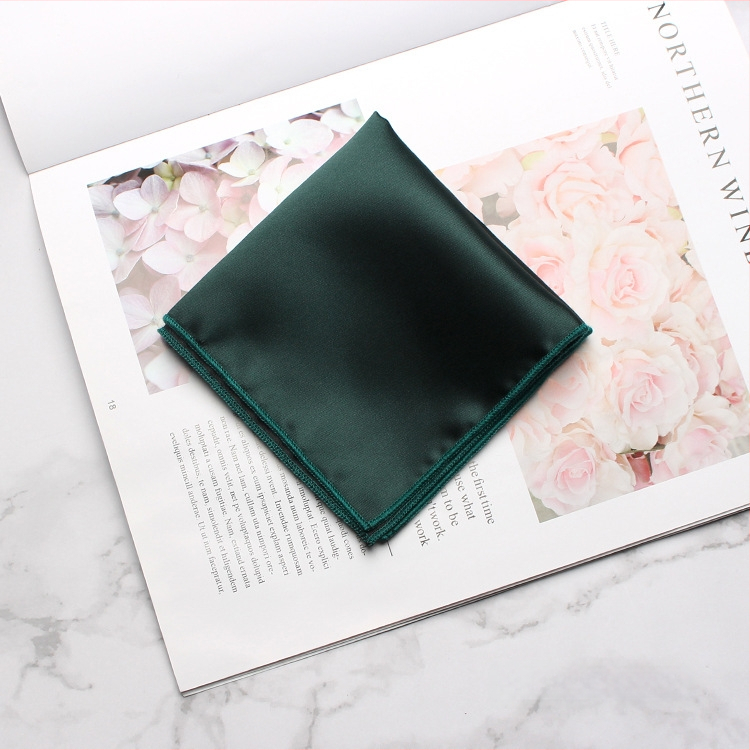 Batistă de buzunar pentru bărbați, fir poliester, jacquard, model monocrom, stil lejer