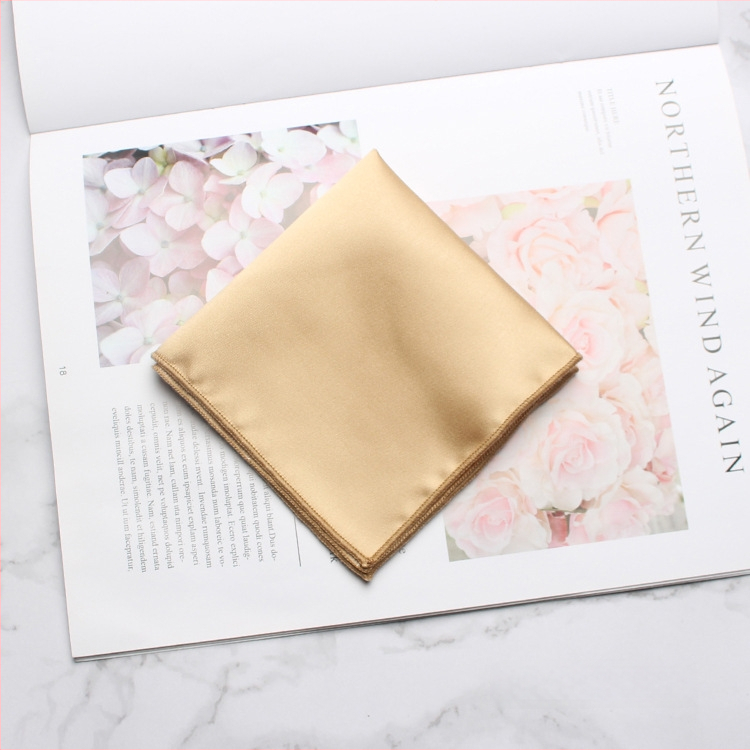 Batistă de buzunar pentru bărbați, fir poliester, jacquard, model monocrom, stil lejer