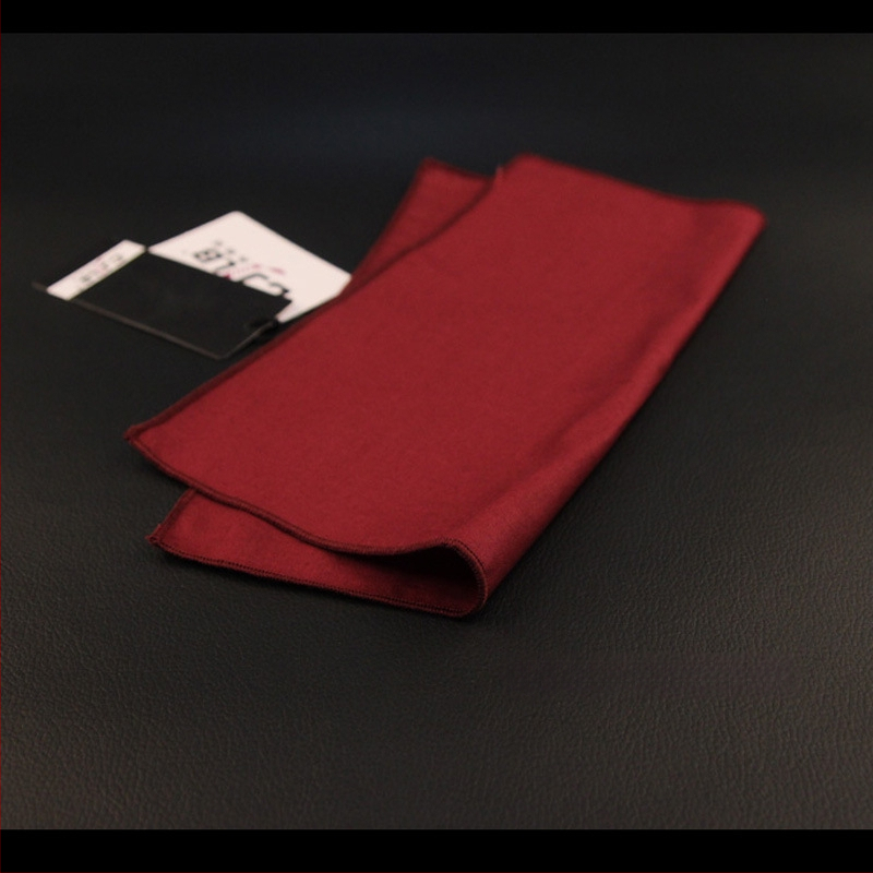 Kišeninis rankšluostis iš medvilnės, monohrominis, madingas, tie-dye apdaila, universalus