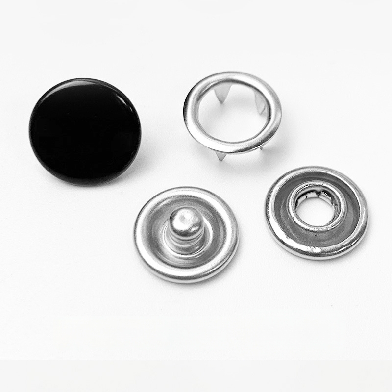 Метални snap копчета с пет щипки, скрити за дрехи — сплав, комплект за монтаж; подходящи за дънки, шапки, ризи, якета и чанти