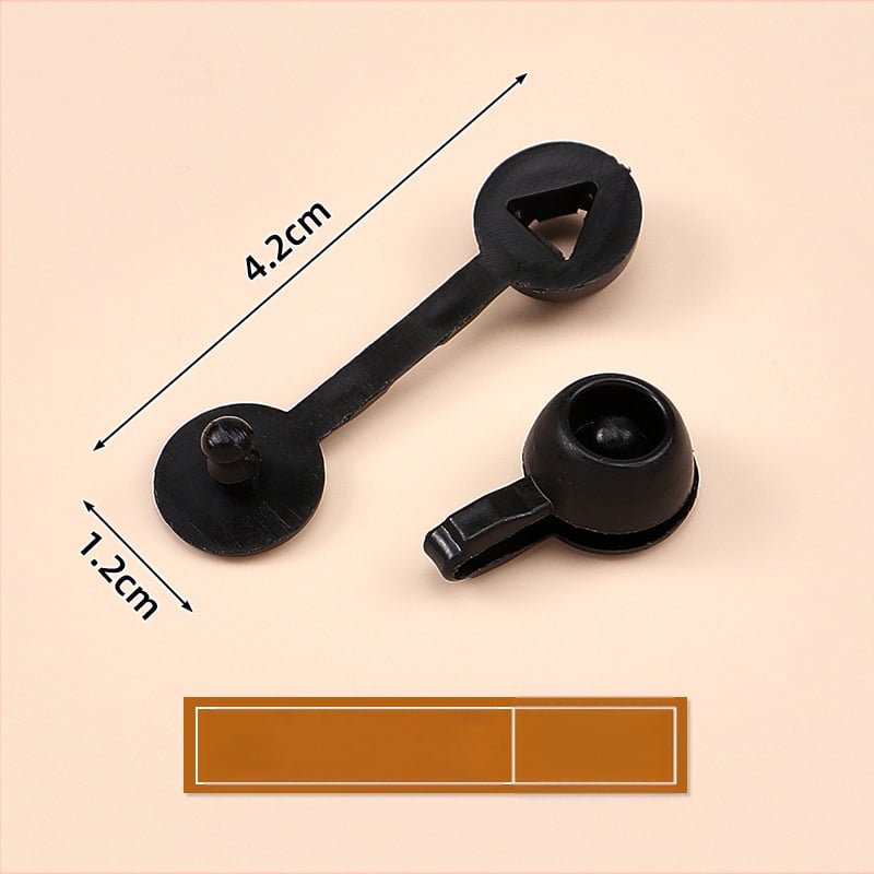 Антикрадна закопчалка с етикет и каишка за китката (пластмасова, щракващ бутон, Tammy)