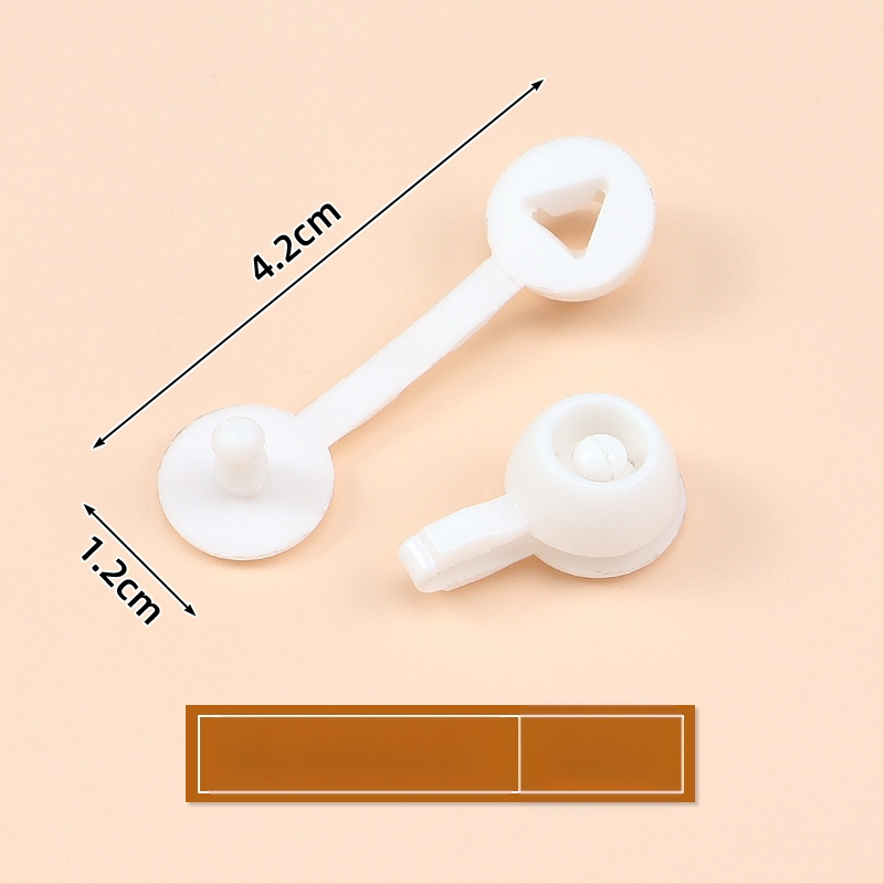 Антикрадна закопчалка с етикет и каишка за китката (пластмасова, щракващ бутон, Tammy)