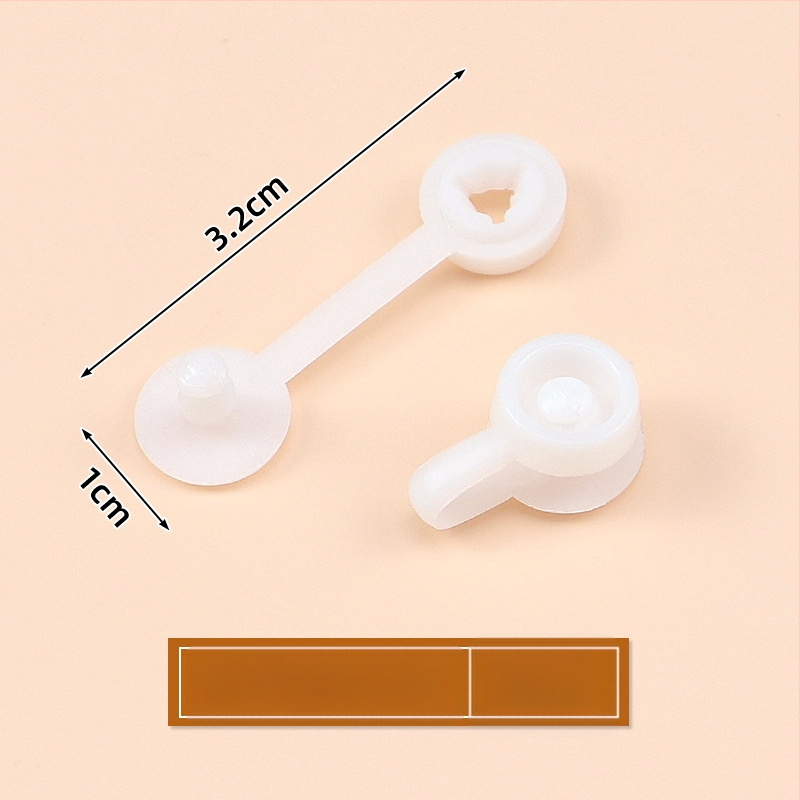 Антикрадна закопчалка с етикет и каишка за китката (пластмасова, щракващ бутон, Tammy)