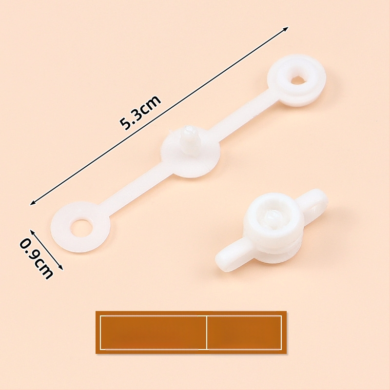 Антикрадна закопчалка с етикет и каишка за китката (пластмасова, щракващ бутон, Tammy)