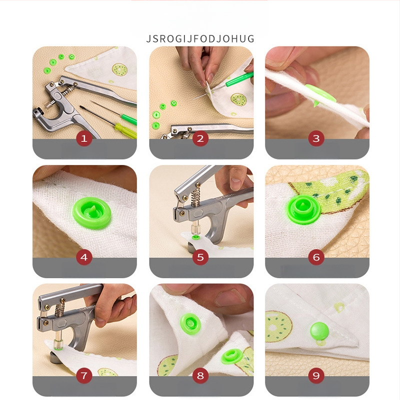 Смолени копчета със щракване за бебешки дрехи — структура: копче със щракване; материал: смола; приложение: ризи, раници и облекло; неутрална опаковка без марка