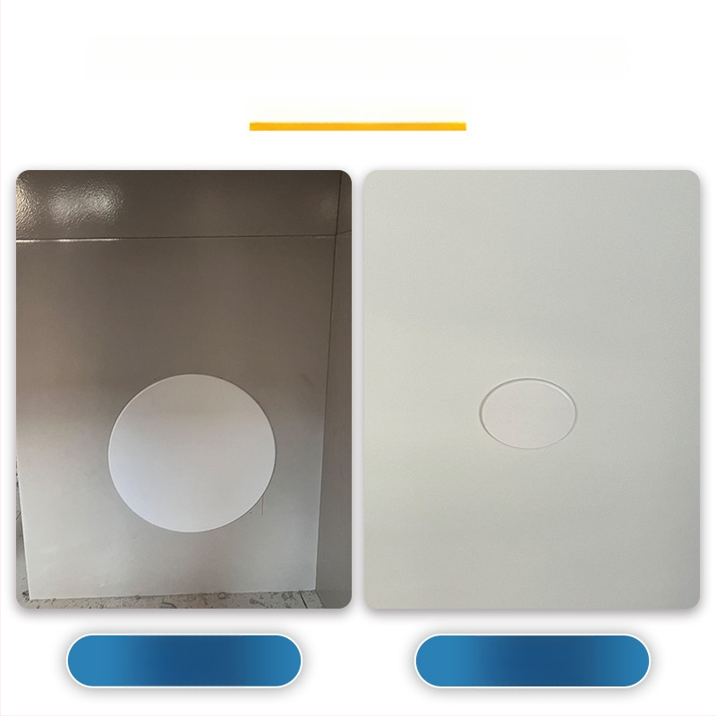 Capac decorativ circular pentru gaura de tavan pentru iluminat - ABS, diametru 94/134/185/230 mm, grosime perete 3 mm, marca Zhang Plastic