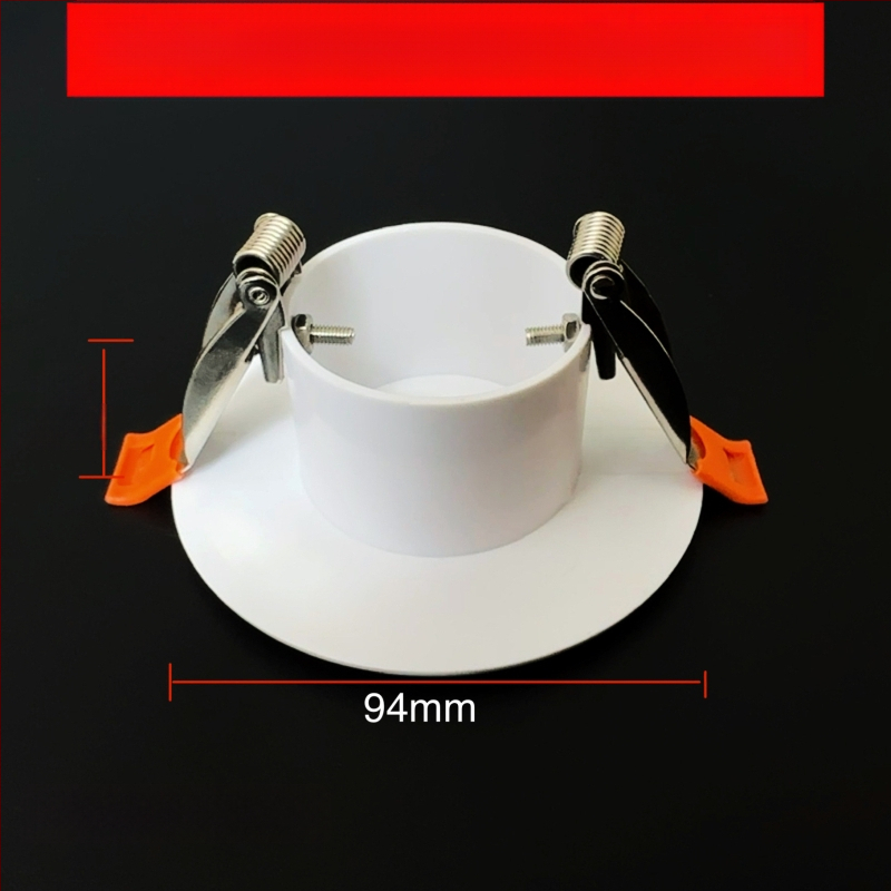 Capac decorativ circular pentru gaura de tavan pentru iluminat - ABS, diametru 94/134/185/230 mm, grosime perete 3 mm, marca Zhang Plastic