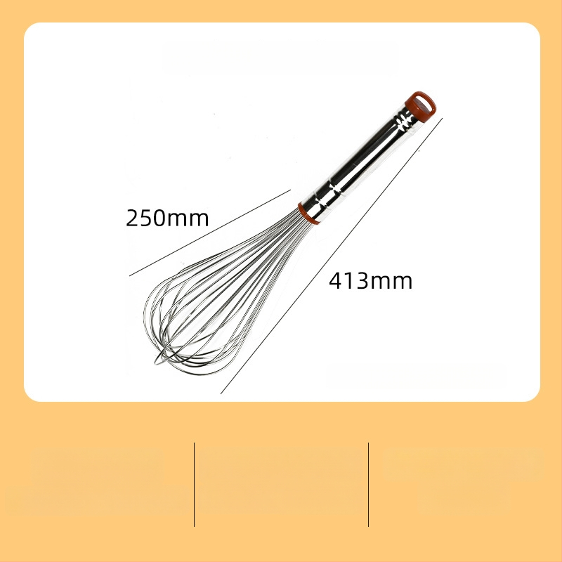 Kézi tojásfelverő 304 rozsdamentes acélból, kerek fogantyúval, Hongping márka, modern minimalista stílus