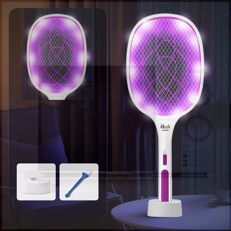 Elektromos szúnyogcsapó, 10 m²-es lefedettség, kézi elektromos gyilkos, nem toxikus, akkumulátor nélkül